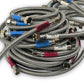 Upgraded hoses labeled with lengths and placements.